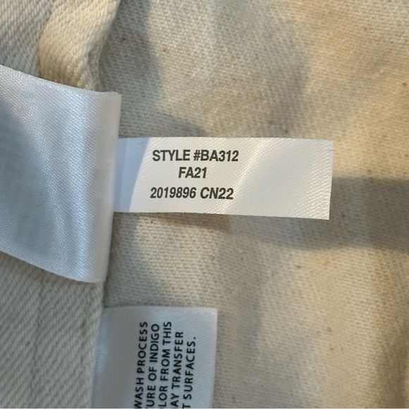 Jcrew Tie Waist Camp Pants Cream White Stripe - Picture 9 of 9